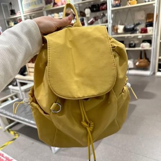 2026 Phong Cách Hàn Quốc Nhẹ Nylon Rip-Stop Dây Rút Thời Trang Đi Lại Ba Lô Phù Hợp Với