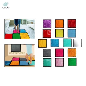 16 Chiếc Thảm Cảm Giác Kết Cấu Các Loại Nhận Thức Xúc Giác Cảm Ứng Thực Tế 22 cm Cho Trẻ Em Bé Trai Và Bé Gái Từ 3 Đến 6 Tuổi Lớp Học Tại Nhà