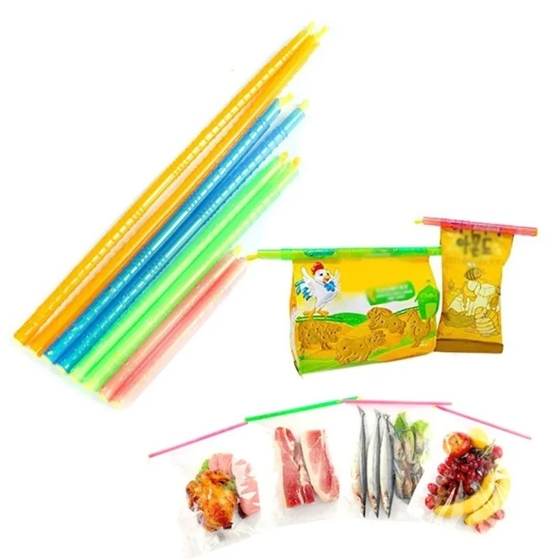 1 / 2 / 4 Dụng Cụ Làm Lạnh Nhựa Chất Lượng Tốt Thực Tế Niêm Phong Kẹp Magic Sealer Dính Khóa Tươi Dụng Cụ Làm Lạnh