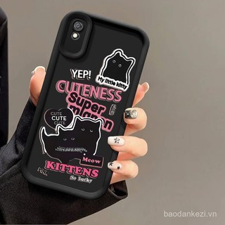 Ốp lưng điện thoại cho Xiaomi Redmi 9A Sport 9i 9at Ốp lưng điện thoại silicon hình nhện đỏ mèo dễ thương màu hồng bướm màu hồng cho nữ hoạt hình thời trang Xiaomi Redmi 9A Sport Redmi 9i 9at