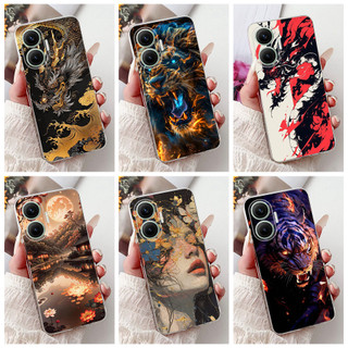 Dành Cho Xiaomi Redmi Turbo 4 Pro Turbo4 Mới Cool Dragon Vỏ Điện Thoại Redmi Turbo 4 4Pro 5G Vỏ TPU Silicon Mềm
