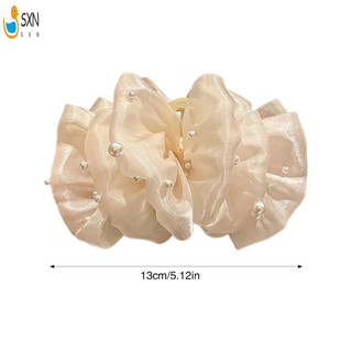 Nhẹ nhàng Lưới Sợi Móng Vuốt Tóc Hàm Kẹp Phong Cách Đơn Giản Ổn Định Kẹp Móng Vuốt Cho Nữ Và Bé Gái Sử Dụng Hàng Ngày