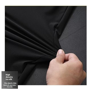 DICHUANGZHE Nam Ice Silk Quần Giải Trí Thẳng Rời Nhanh Khô Quần Theo Dõi