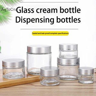 Aqtocna 1 CÁI10 / 20 / 30ml Lọ Thủy Tinh Chăm Sóc Da Kem Mắt Lọ Sữa Dưỡng Da Lọ Có Thể Đổ Lại Chai Trang Điểm Phấn Mắt Bảo Quản Hộp Đựng Mỹ Phẩm HGVN