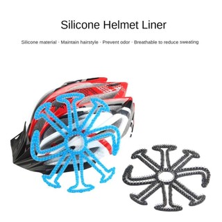 Tấm lót mũ bảo hiểm HOBBYIN thoáng khí, silicon thông gió chống biến dạng, phù hợp cho xe đạp và xe máy điện.