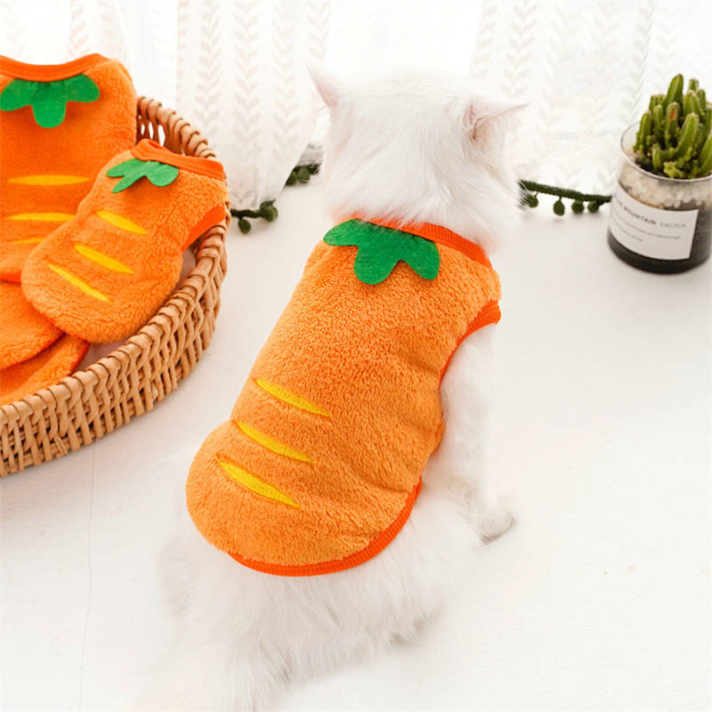 【Ready Stock】 Autumn and Winter Dog Clothes Flannel Bichon Teddy Corgi Puppy Cat Small and Medium-Sized Dogs Warm Pet Clothing y9sF