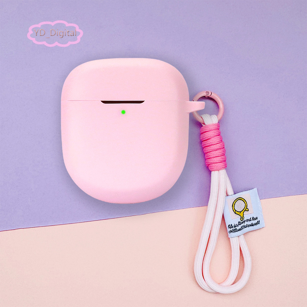 Dành Cho Bose Quietcomfort Ultra / Earbuds II Ốp Lưng QC 2 3 Vỏ Bảo Vệ Tai Nghe Silicon Màu Trơn Tay Mềm Có Nhẫn
