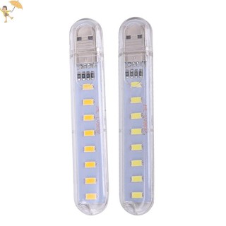 [GOU] LED Di Động 5V 8 LED USB Lighg Máy Tính Điện Di Động Đèn Ngủ VN