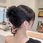 DUSKGLOW Kẹp Tóc Hoa Mẫu Đơn Sequin, Chất Liệu Nhựa, Phong Cách Thời Trang