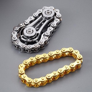 LILYES Tay Spinner Dây Xích Kim Loại, Con Quay Đầu Ngón Tay Cơ Khí, Bánh Xe Hồi Chuyển Cho Người Lớn