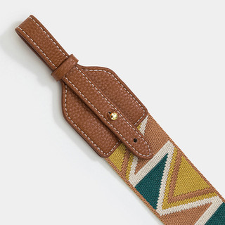 Dây đai dệt Jacquard dây đeo vai rộng dây đeo ngắn phù hợp với túi đựng rau Lindi Túi vải không khóa dây đeo vai dài túi cửa hàng phụ kiện biến đổi