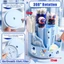Hộp đựng bút GREAT, Hộp đựng bút dung tích lớn bằng nhựa, 360 chất lượng cao° Xoay 7 / 10 Lưới Hộp Bảo Quản Văn Phòng Phẩm Quà Tặng
