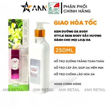 Kem Body Sắc Hương - Kem Body Trắng Da Sắc Hương Plus Style Skin Body 250ml - Kem Dưỡng Trắng Da Body [Chính Hãng]