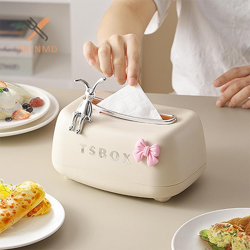 Rrlnmd Phim Hoạt Hình Hộp Đựng Khăn Ăn Với Mùa Xuân Nhà Khăn Giấy Hộp Đựng Khăn Giấy Hộp Bảo Quản Nhà Bếp Khăn Ăn Hộp Đựng MỚI