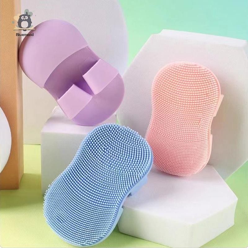 [Bluemood] Bàn chải làm sạch da mặt bằng silicon Máy mát xa da Chăm sóc da Tẩy tế bào chết Dụng cụ làm đẹp Mới mềm làm sạch sâu Tẩy tế bào chết