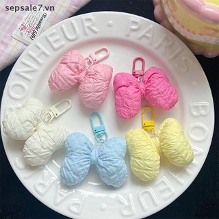 [-d] Móc khóa nơ đơn giản ngọt ngào Móc khóa mặt dây chuyền nơ 3D hợp thời trang dành cho nữ Cô gái Quà tặng trang trí ba lô sáng tạo {vn}