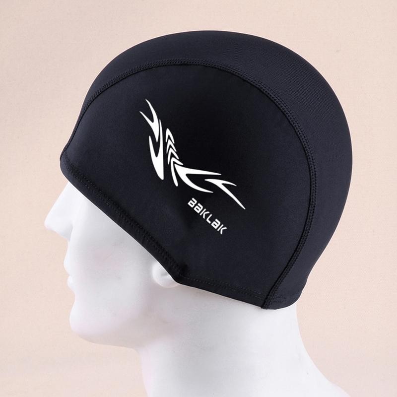 TMOY Nam Vải Nylon Bơi Bảo Vệ Tai Tóc Dài Thể Thao Bơi Mũ Bơi Bơi Bơi Cho Nam Nữ Người Lớn TCVN