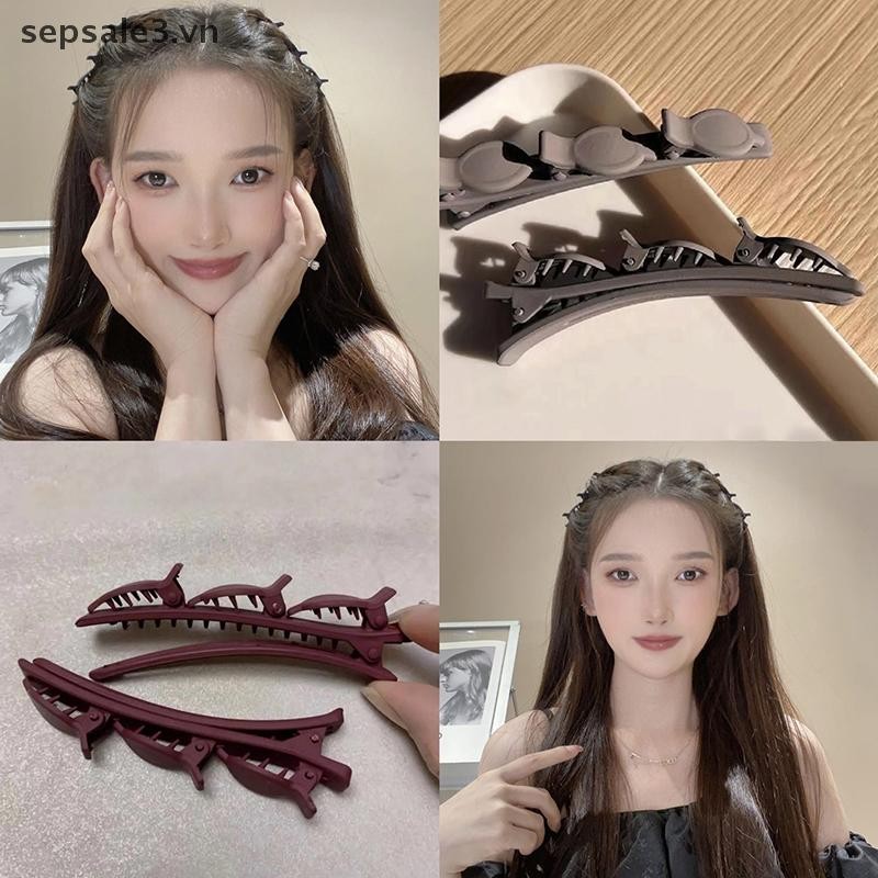 # VN # Kẹp Tóc Màu Trơn Phong Cách Hàn Quốc Cắt Tóc Nổ Kẹp Trán Đổ Xô Barrettes Phụ Kiện Tóc.