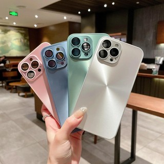 Ốp Điện Thoại TPU Ốp Lưng Cho iPhone 16 15 14 Plus 13 12 11 Pro Max Có Bảo Vệ Ống Kính Aurora CD Kết Cấu Vỏ Nhựa