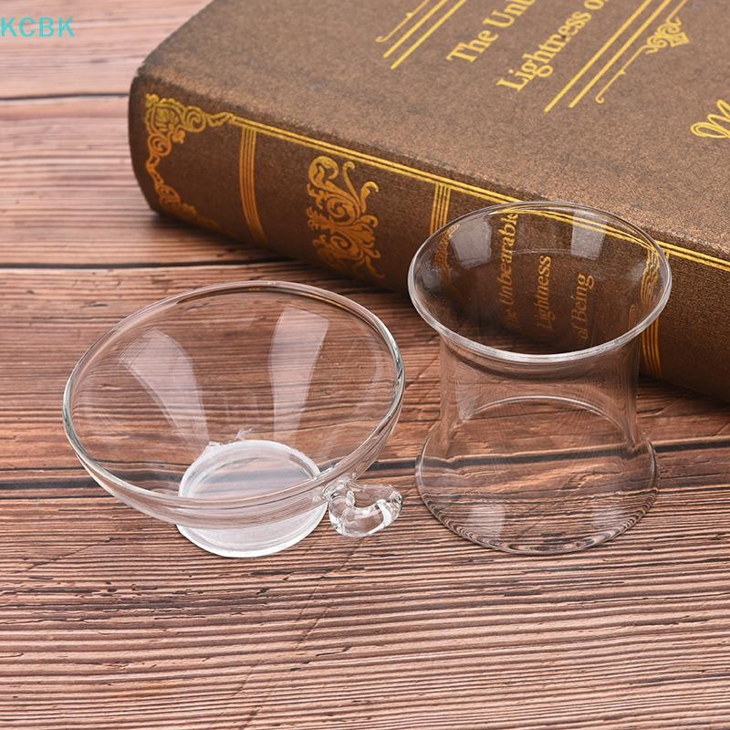 Bộ lọc thủy tinh có tay cầm cho trà lá rời, rây lọc trà [Kc] [BK]