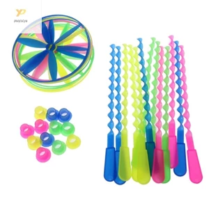 Ppy Gói 12 Đĩa Bay Xoắn Các Loại Màu Sắc Máy Bay Trực Thăng Đồ Chơi Trẻ Em Quà Tặng