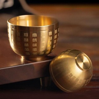 ALMA1 1 Cái Đồng Thau Nguyên Chất Cornucopia, 4.5-7cm Thu Hút Sự Giàu Có Xi Lanh Gạo Baifu, Nhỏ Bề Mặt Tốt Lành Đánh Bóng Bình Cốc Học Trang Trí Quà Tặng