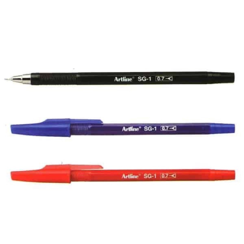 Bút bi gel Artline SG-1 nét 0.7mm đậm mực.