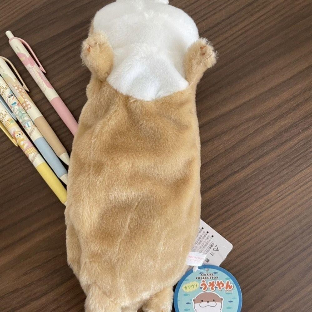 Túi Đựng Bút WANYEDI, Bút Chì Otter Dung Tích Lớn, Di Động Sang Trọng Văn Phòng Phẩm Tổ Chức Trường Học Văn Phòng