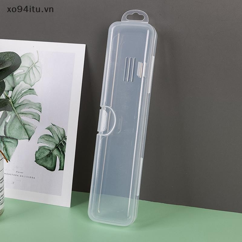 Xoitu Hộp đựng bàn chải đánh răng trong suốt Hộp đựng du lịch Hộp đựng bàn chải đánh răng di động Hộp đựng kem đánh răng bằng nhựa Hộp đựng đồ VN