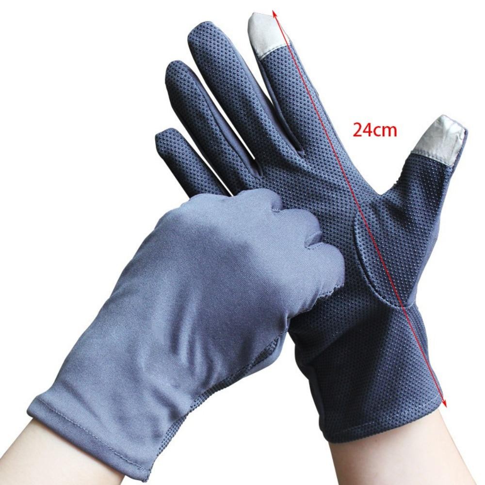 Găng tay nghi thức HOBBYIN, Găng tay lái xe thoáng khí chống tia cực tím, Găng tay chống nắng màn hình cảm ứng chống trượt Unisex