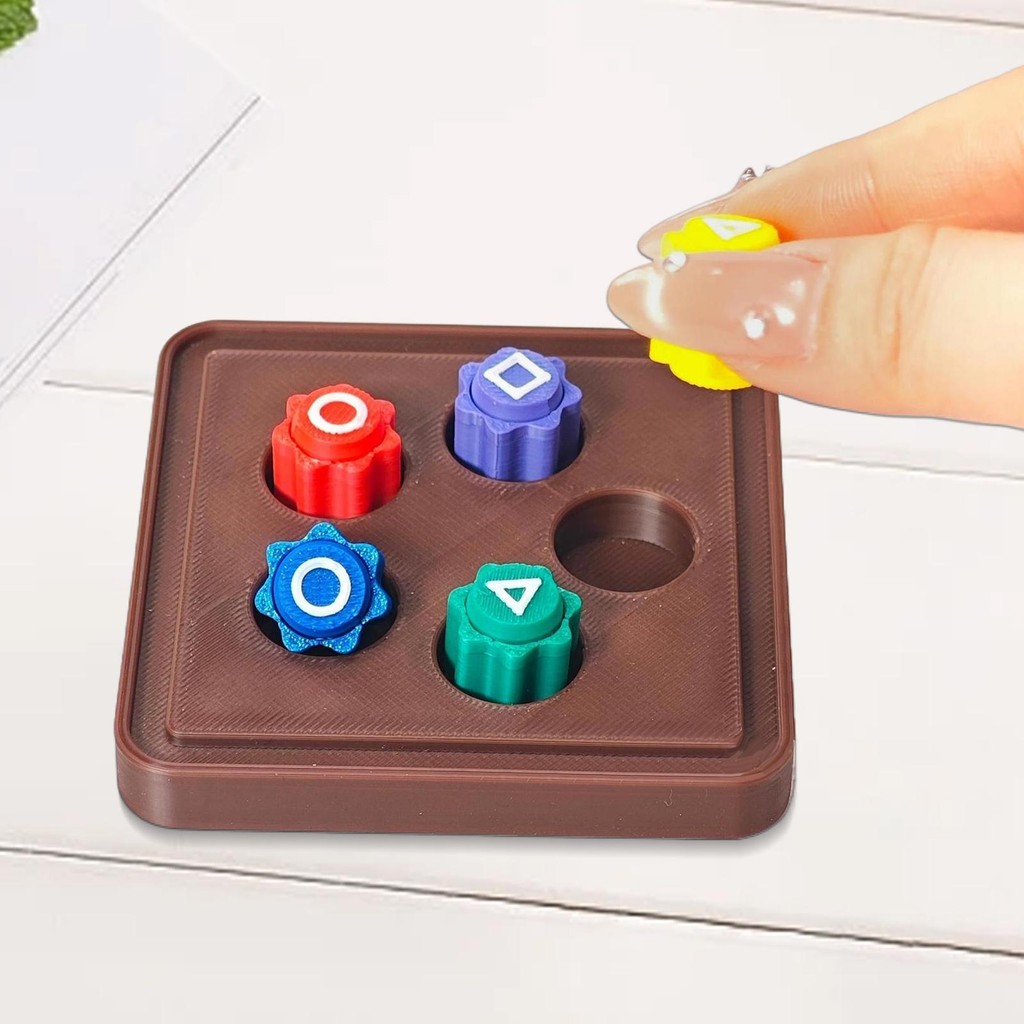 Squid Game 2 Gonggi Stones Trò Chơi Mực 2 Đá Gonggi Trò Chơi Hàn Quốc Đá Truyền Thống Bắt Trò Chơi In 3D 5 Màu