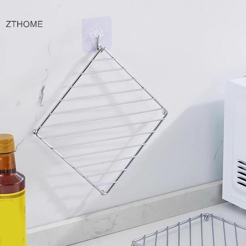 Bộ đồ lót vuông ZTHOME có giá đỡ nồi và đế lót ly cho nhà bếp, 4 miếng. Nóng bỏng