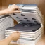 Sắp xếp quần áo gấp CHEESELY, Sắp xếp phân loại có thể xếp chồng lên nhau, Tủ quần áo bền được xếp lớp đa chức năng Lưu trữ quần áo gấp lười biếng