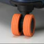 Vỏ bánh xe hành lý chống ồn - Tấm bảo vệ silicon cao cấp có thiết kế chống trầy xước, Universal Fit cho con lăn vali đường kính 5-8cm, 6 lựa chọn màu - 8 chiếc