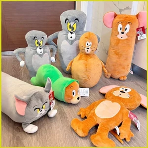 PS1 Tom Và Jerry Ngộ nghĩnh Sang Trọng Đồ Chơi Bowling Chân Trang Trí Búp Bê Nhồi Bông Quà Tặng Cho Trẻ Em Trang Trí Nhà Ném Gối Đệm SP1