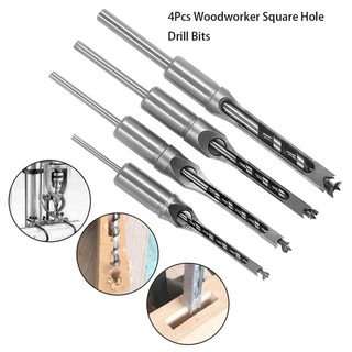 Mũi khoan lỗ vuông cho gỗ Máy cưa lỗ chế biến gỗ Mũi khoan đục lỗ 6mm 8mm 10mm 12mm cầm tay đầu nhọn phù hợp dùng cho gia đình căn hộ văn phòng và không gian nhỏ giúp sắp xếp làm sạch gọn gàng và sử dụng hằng ngày tiện lợi