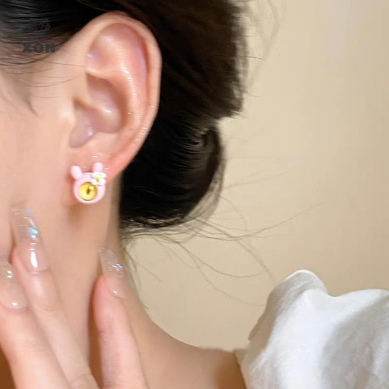 [XON] 1 Bộ Bông Tai Hình Trái Tim Sáng Bóng Nhiều Màu Sắc Dễ Thương Cho Nữ Bông Tai Thời Trang Cho Bé Gái Trang Sức Quà Tặng Dự Tiệc [EN]