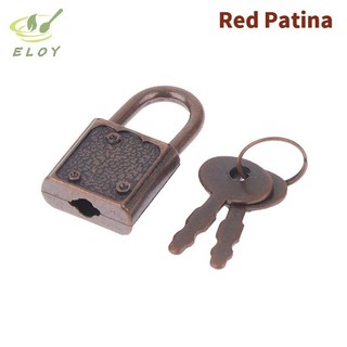 [ELOY] 1 Bộ Ổ Khóa Hình Chữ Nhật Khóa Phần Cứng Hành Lý W / Khóa Cho Nhật Ký Sách Hộp Trang Sức VN