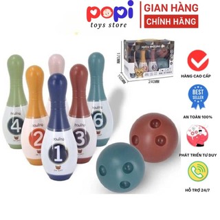 Bộ Đồ Chơi Bowling Cho Bé – Đồ Chơi Vận Động Tại Nhà Giúp Bé Phát Triển Thể Chất, Tăng Cường Phản Xạ Và Tư Duy