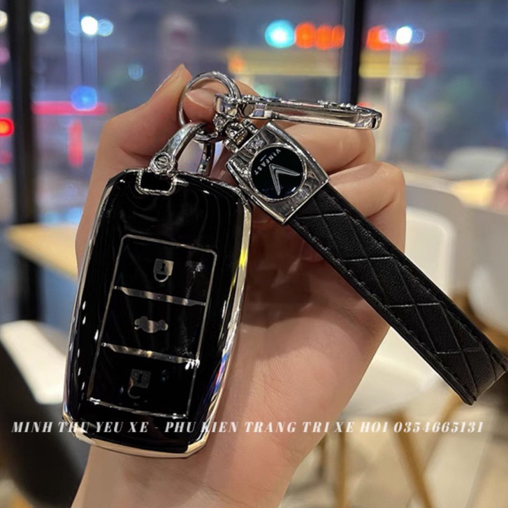 Ốp Chìa Khóa Thông Minh VinFast VF5 VF6 VF7 Vỏ Bảo Vệ TPU Cao Cấp Thiết Kế Sang Trọng Minh Thu Yêu Xe Phong Cách Xe Ô Tô Chống Sốc Phụ Kiện Quà Tặng