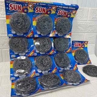 Bộ 5 Miếng Cước Chà Nồi Màu Xanh SUN – Bền, Sạch, Tiện Dụng Cho Mọi Căn Bếp