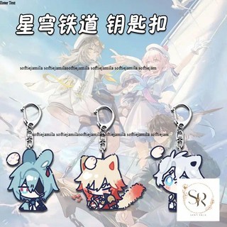 Móc khóa hoạt hình phainon mydeimos móc chìa khóa nam honkai Star Rail cho Nữ Móc Khóa Acrylic hình kawaii thờ