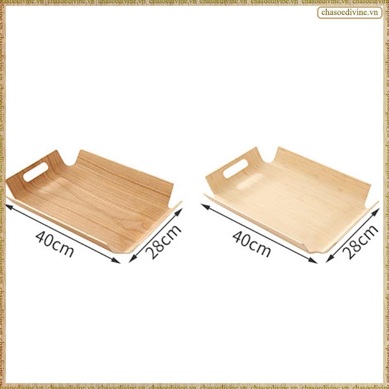 [K O G X] Khay Đựng Bánh Mì Khay Phục Vụ Bằng Gỗ Đĩa Trà Gỗ Đĩa Thực Phẩm Đĩa Đĩa Đĩa Ăn Tối Bánh Trái Cây, A