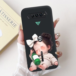 Vỏ Mềm Cho Xiaomi Black Shark 4 / Shark 4 Pro / Shark 5 RS Ốp Điện Thoại Hoạt Hình Thời Trang Dễ Thương Họa Tiết Không Gian Vỏ Silicon