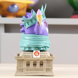 14cm Pokemon Gengar COS Tượng Nữ Thần Tự Do Anime Hình