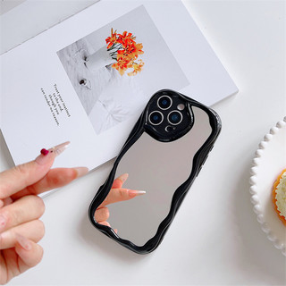 Ốp Gương Họa Tiết Kem Cho IPHONE 16 16E 15 14 14 13 12 11 PRO MAX X XS XR XSMAX 7 8 6 6S 5 5S 12MINI 13 MINI + Plus SE 2020 / 2022 Vỏ NYJM