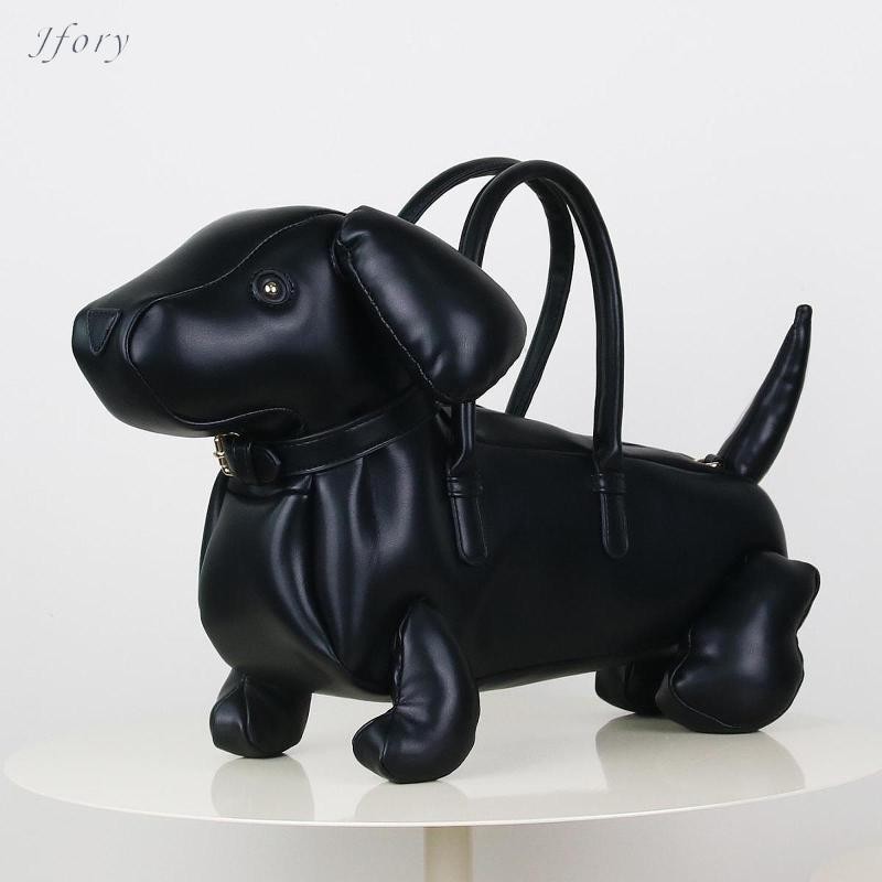 Jfory Mới Lạ Túi Đeo Vai Hình Chó Satchel Hình Thời Trang Top Tay Cầm Túi
