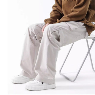 Quần kaki túi hộp nam nữ ống rộng, quần Cargo Pant kaki ống suông phong cách Hàn Quốc K04