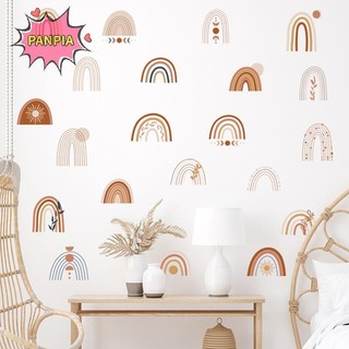 Pnpia Dán Tường Mưa Cho Trẻ Em Phòng Bắc Âu Bohemia Phong Cách Trang Trí Miếng Dán Boutique