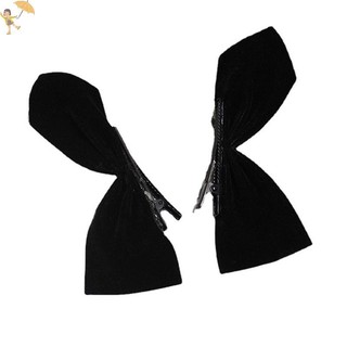 [GOU] 2 Cái / bộ Kẹp Tóc Màu Đen Cho Bé Gái Barrettes Phụ Kiện Tóc Dễ Thương Trẻ Em Ruy Băng Màu Người Phụ Nữ Kẹp Tóc Hairgrip VN
